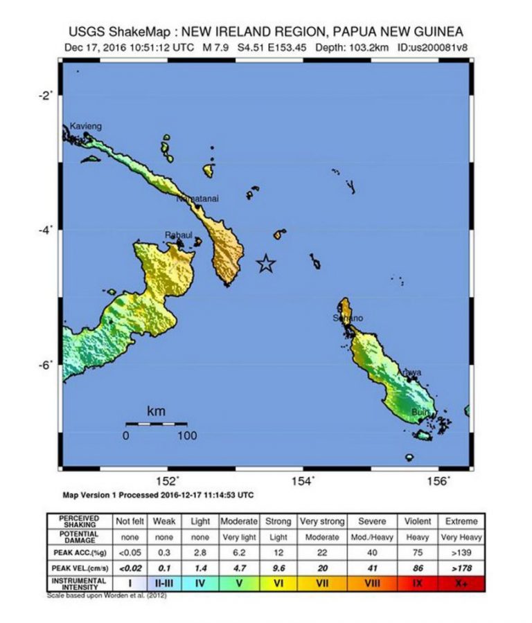 Alerta de tsunami no Pacífico após sismo de 7,9 na Papua Nova Guiné