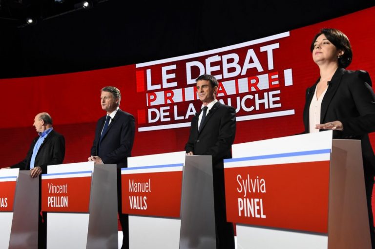 Candidados presidenciais da esquerda francesa defendem uma Europa mais forte