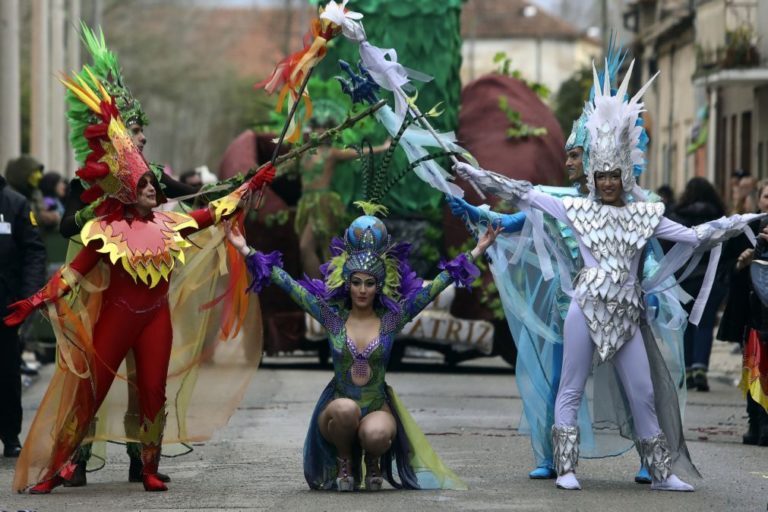 Samba marca o ritmo no Carnaval da Mealhada que regressou ao centro da cidade