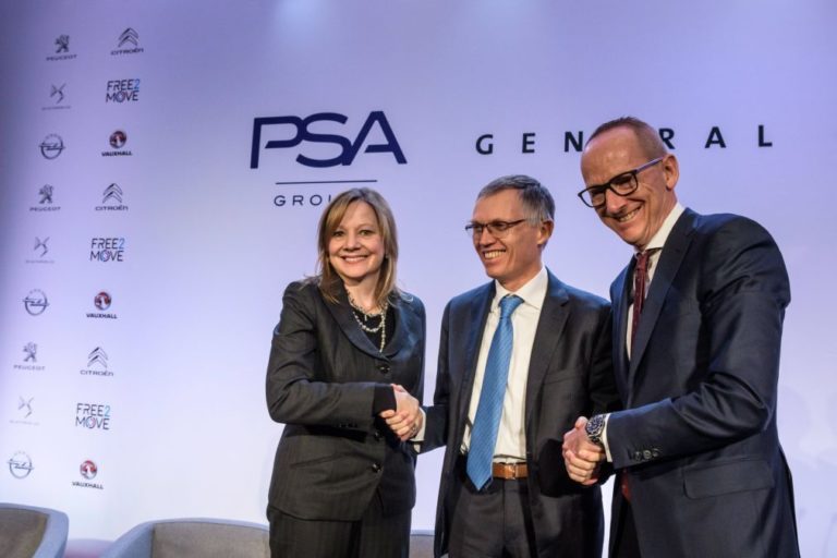 PSA Peugeot Citroen é novo 'número dois' na Europa depois de comprar a Opel