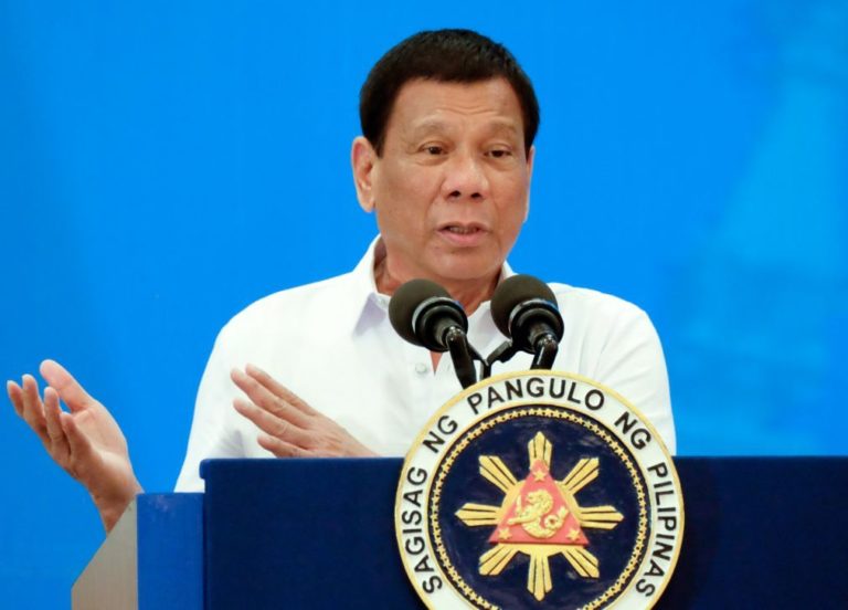 Presidente filipino chama 