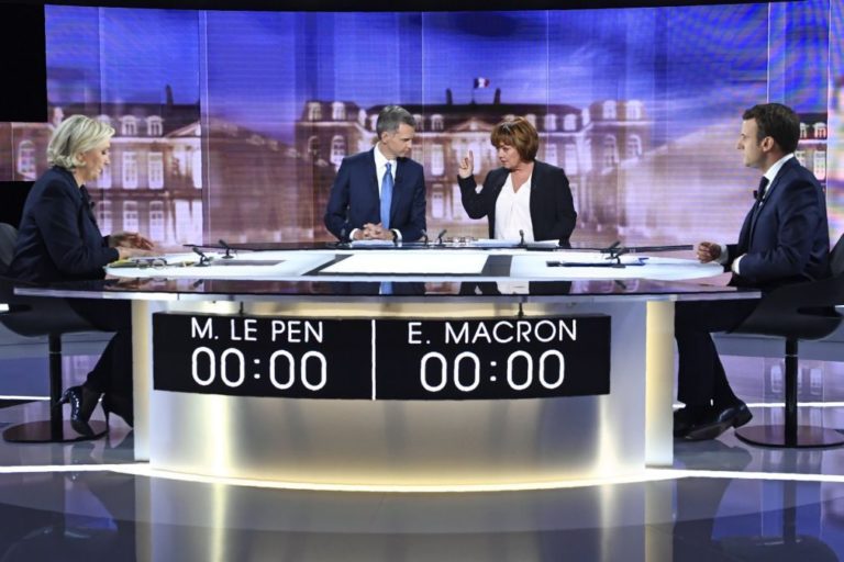Ataques violentos marcam último debate entre Le Pen e Macron