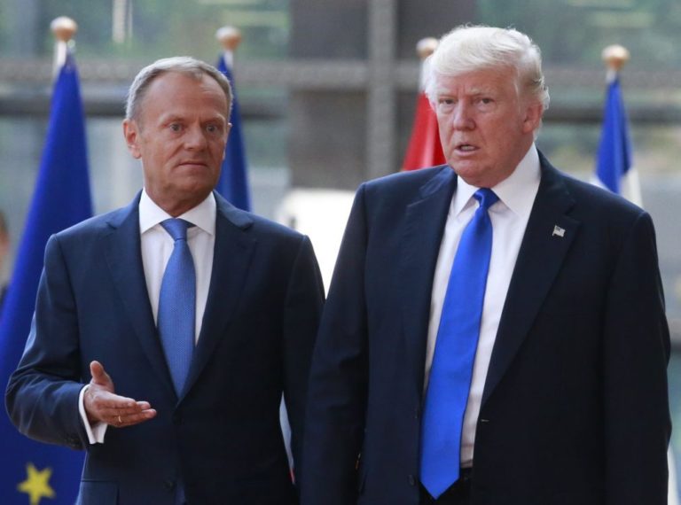 Presidente do Conselho Europeu admite divergências com Trump em várias áreas