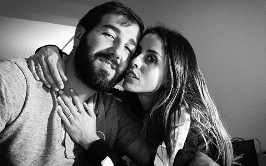 Carolina Patrocínio Goza com o marido, Gonçalo Uva