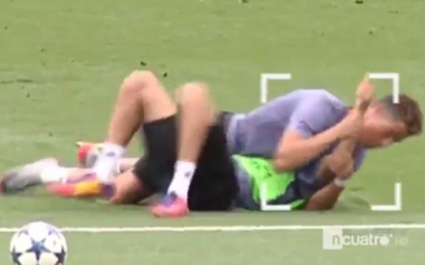 Cristiano Ronaldo e Fábio Coentrão À briga em dia da grande confirmação (vídeo)
