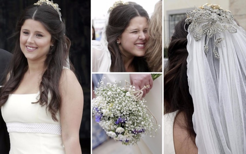 Maria Vasconcelos Os pormenores do vestido de noiva da filha de Bibá Pitta