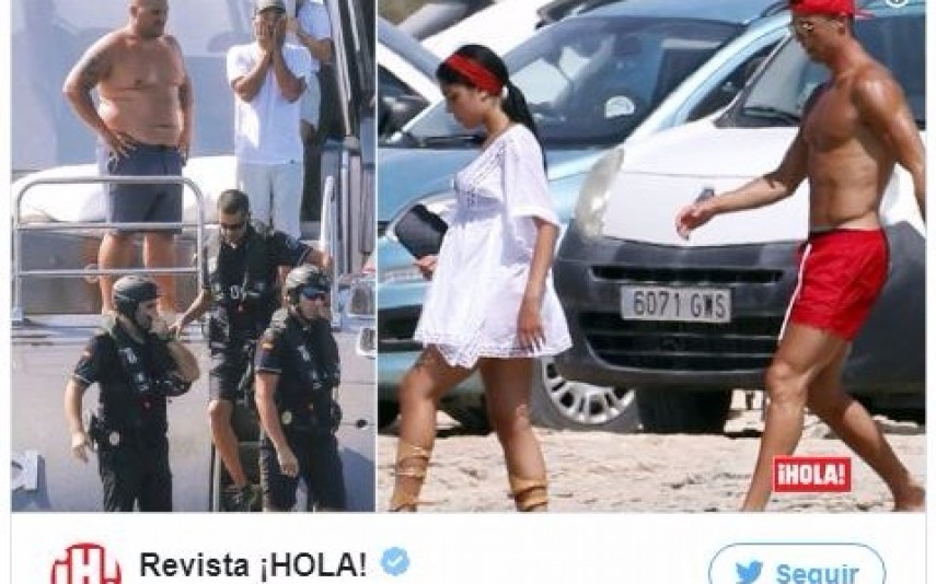 Cristiano Ronaldo Iate do jogador invadido por agentes armados