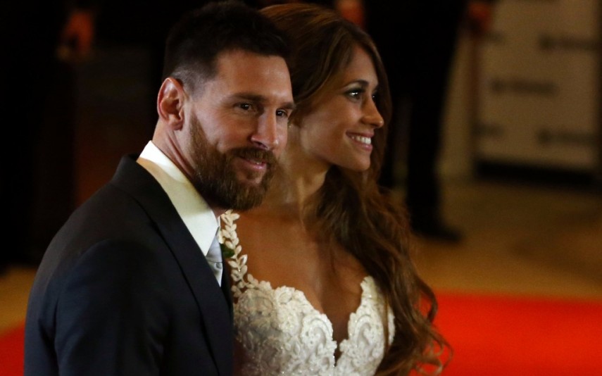 Lionel Messi Eis as primeiras fotos do casamento de sonho do craque!