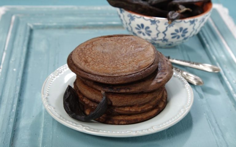 Panquecas de alfarroba Sabor a descobrir