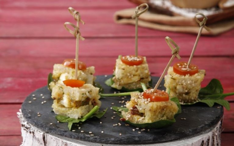 Tapas de tapioca Para começar bem...
