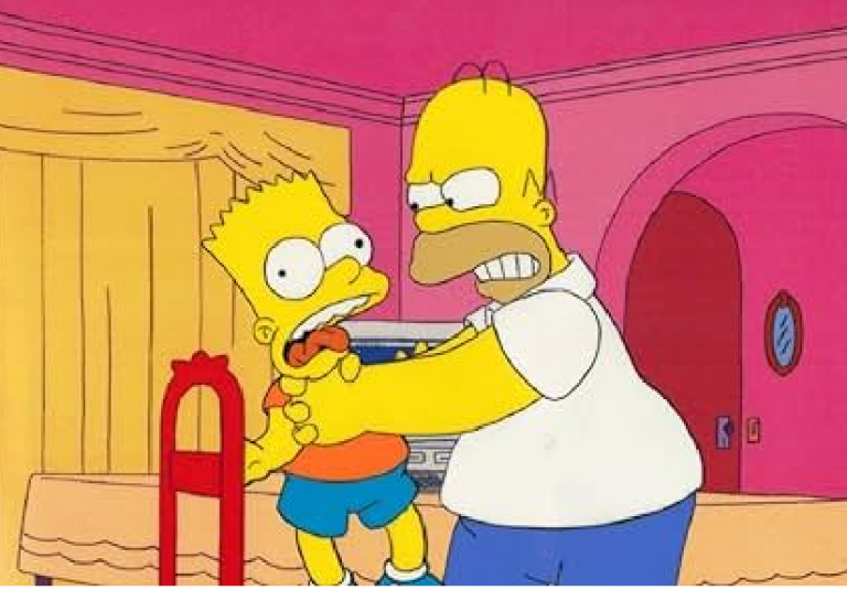 Fãs de Simpsons nunca mais vão ver Homer apertar o pescoço a Bart