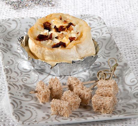Camembert gratinado