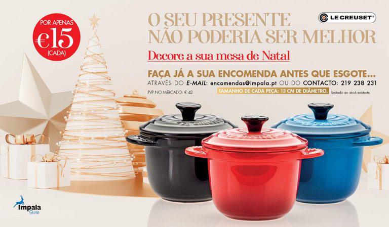 Mini cocottes de cerâmica da Le Creuset para o seu Natal