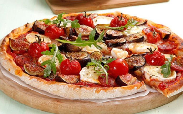 Pizza de figo e queijo de cabra - A refeição que pode fazer sem culpas!