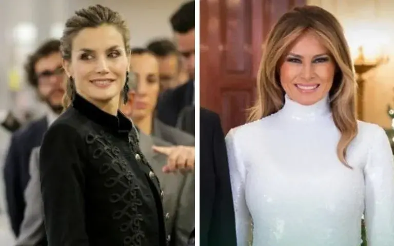 Rainha Letizia e Melania Trump – Equilíbrio e liderança! O look irreverente com o qual homenagearam as mulheres
