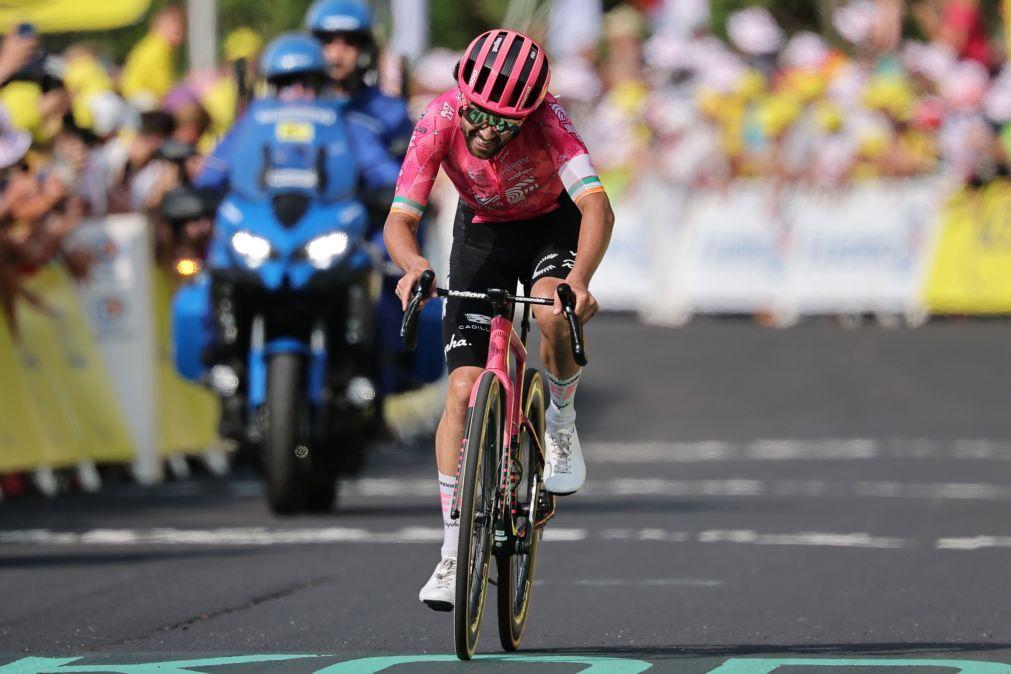 Ben Healy fugiu para a amarela e Simon Yates para a vitória na 10.ª etapa da 112.ª Volta a França