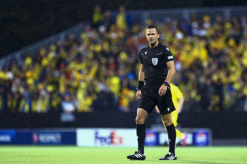 Eslovaco Ivan Kruzliak arbitra receção de Portugal à Irlanda de qualificação para o Mundial2026