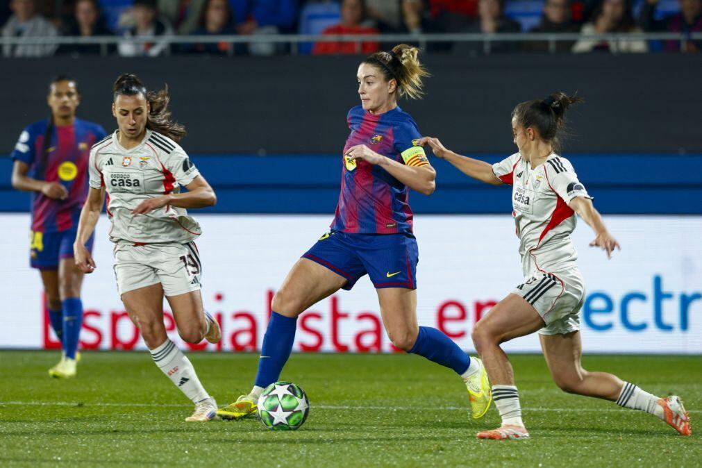 Benfica eliminado da ‘Champions’ feminina ao perder com FC Barcelona