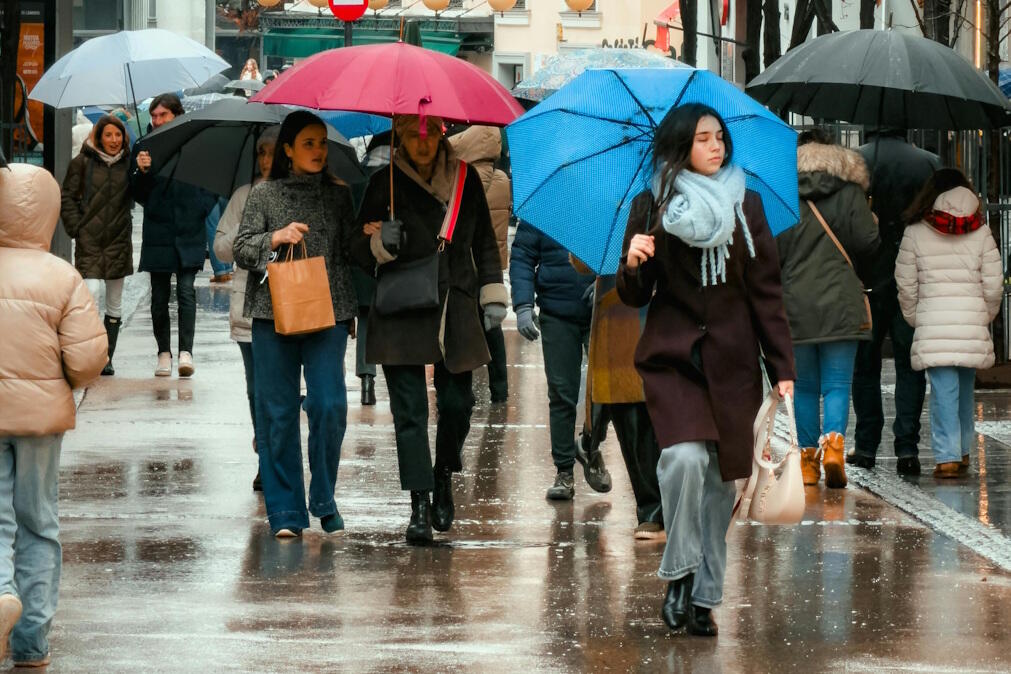 Previsão do tempo e das temperaturas para terça-feira