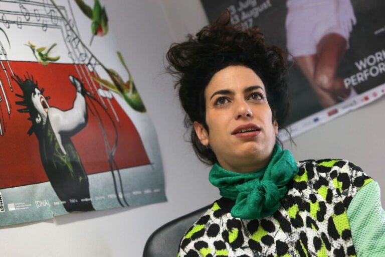 Marlene Monteiro Freitas e Janaina Leite no Festival de Artes Performativas de Bruxelas