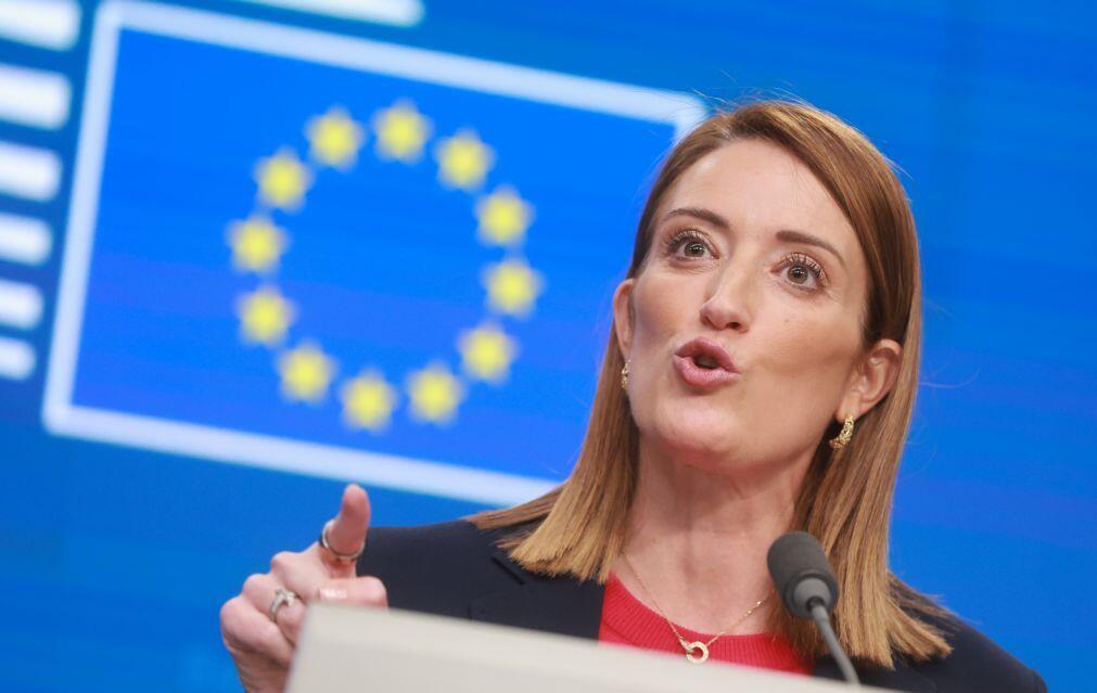 Metsola proíbe diplomatas do Irão de entrar nas instalações do Parlamento Europeu