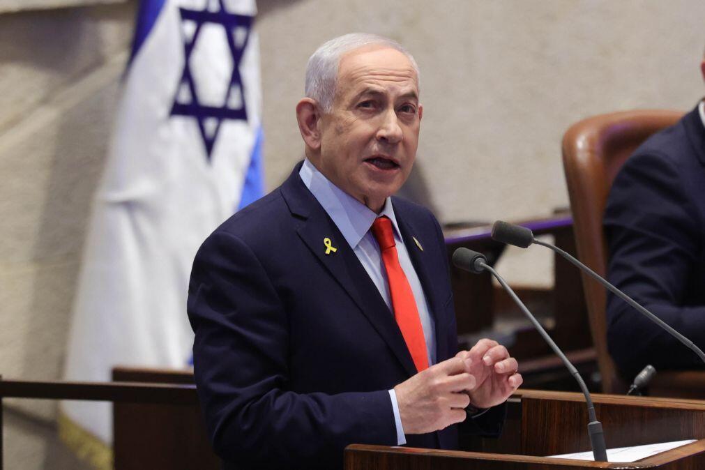 Netanyahu espera que Irão “seja em breve libertado do jugo da tirania”