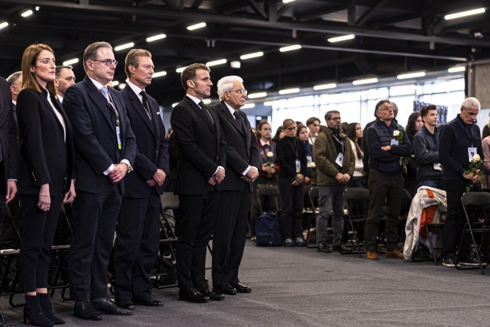 Suíça presta homenagem às vítimas do incêndio em Crans-Montana com apelos à justiça