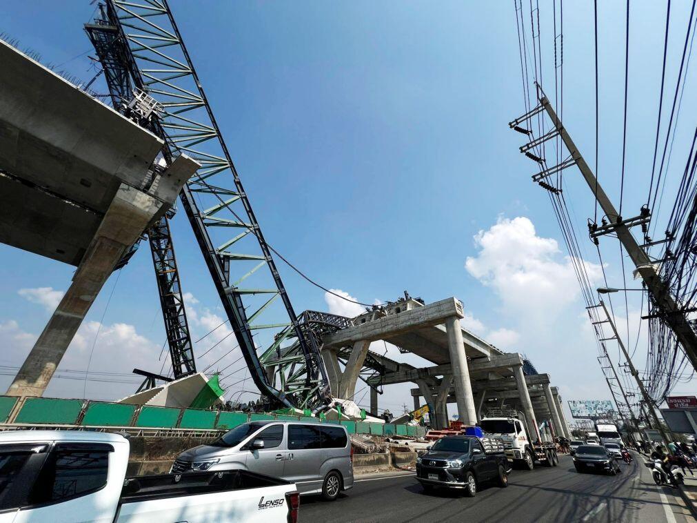 Novo colapso de guindaste na Tailândia causa dois mortos e um ferido