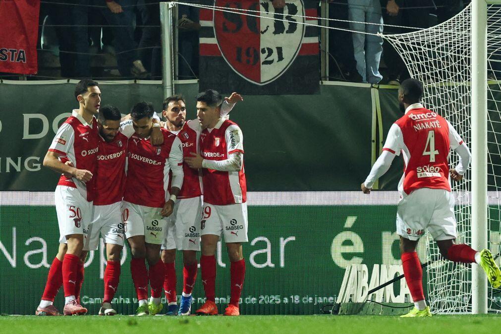 I Liga: Penálti nos descontos garante regresso do Sporting de Braga aos triunfos
