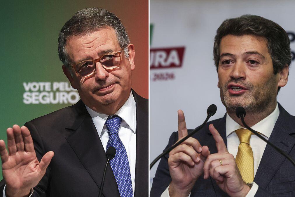 Presidenciais: Seguro no Norte e Ventura no Centro do país na véspera do voto antecipado