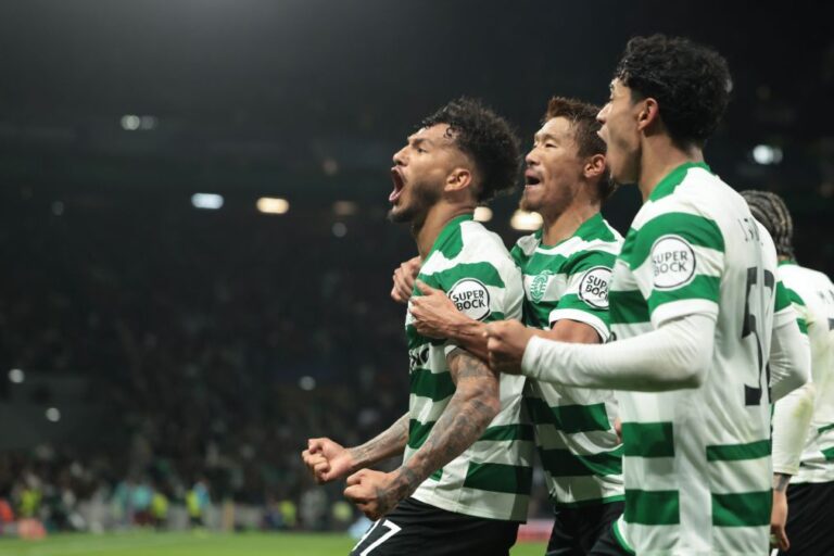 Sporting vence campeão PSG e garante play-off de acesso aos 'oitavos'