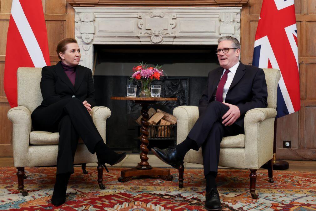 Starmer analisou com PM dinamarquesa e NATO reforço de segurança no Ártico