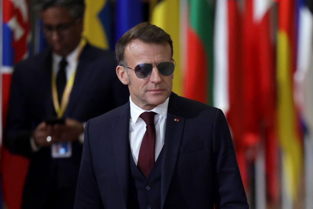Macron avisa que UE se “mantém muito vigilante” sobre Gronelândia
