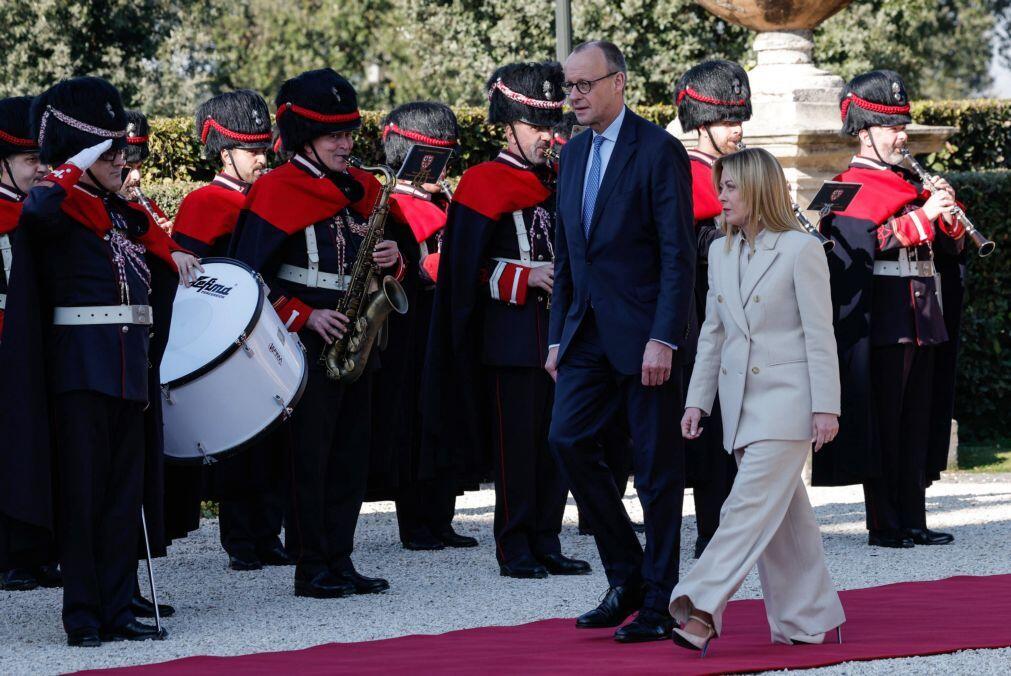 Itália e Alemanha defendem reforço do pilar europeu da NATO