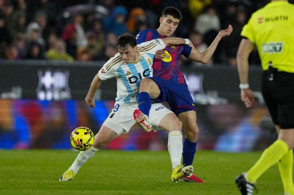 FC Barcelona vence Oviedo e reassume liderança na Liga espanhola de futebol