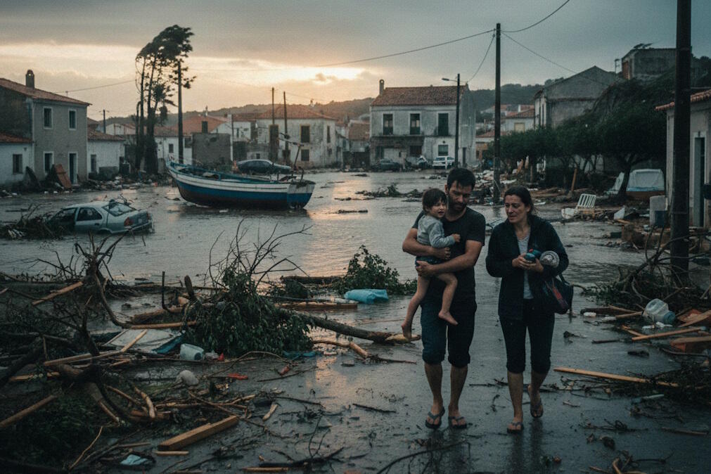 Portugal sob água e vento: Do caos da tempestade Kristin ao ‘comboio’ de depressões