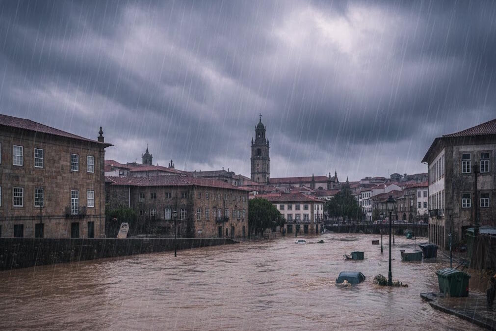 Portugal debaixo de água: Chuva não dá tréguas até quinta-feira e mantém Norte e Centro em alerta