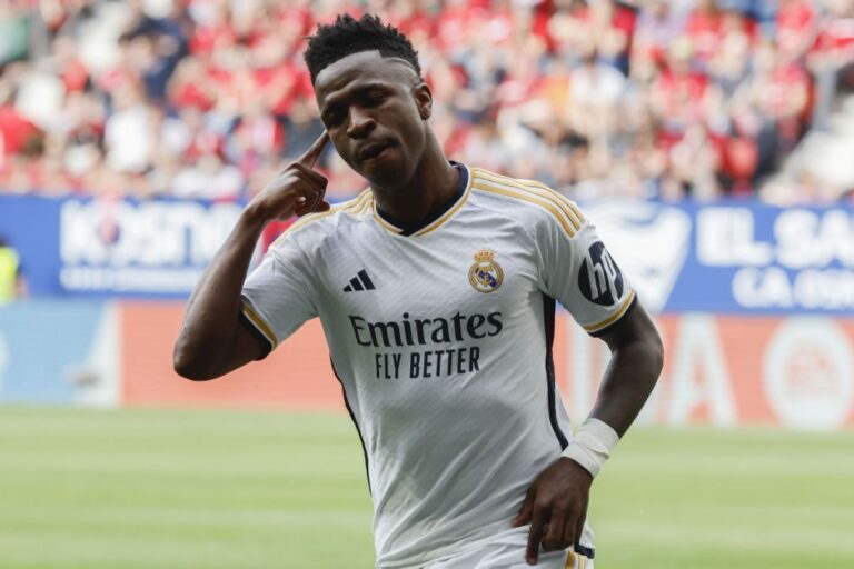LaLiga regista cânticos violentos contra Vinícius Júnior em Osasuna