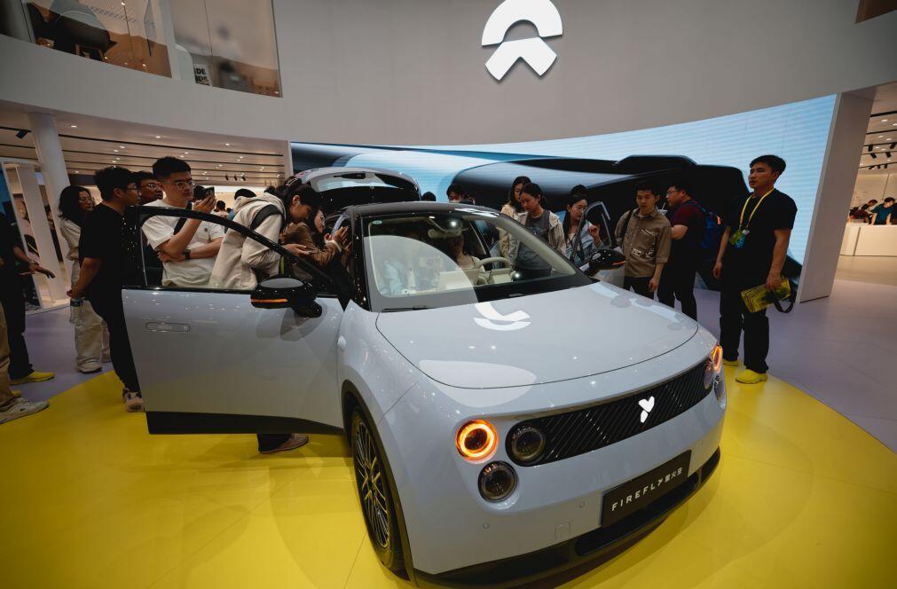 Fabricante chinês de carros elétricos Nio espera lucros pela primeira vez