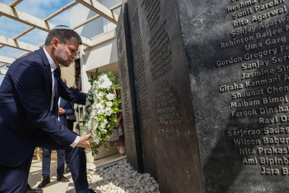 Ministro israelita defende saída de palestinianos da Cisjordânia e Gaza