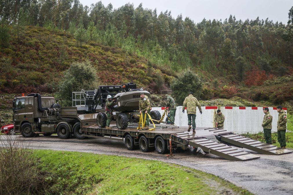 Exército com perto de 1.200 militares e mais de 200 viaturas no terreno
