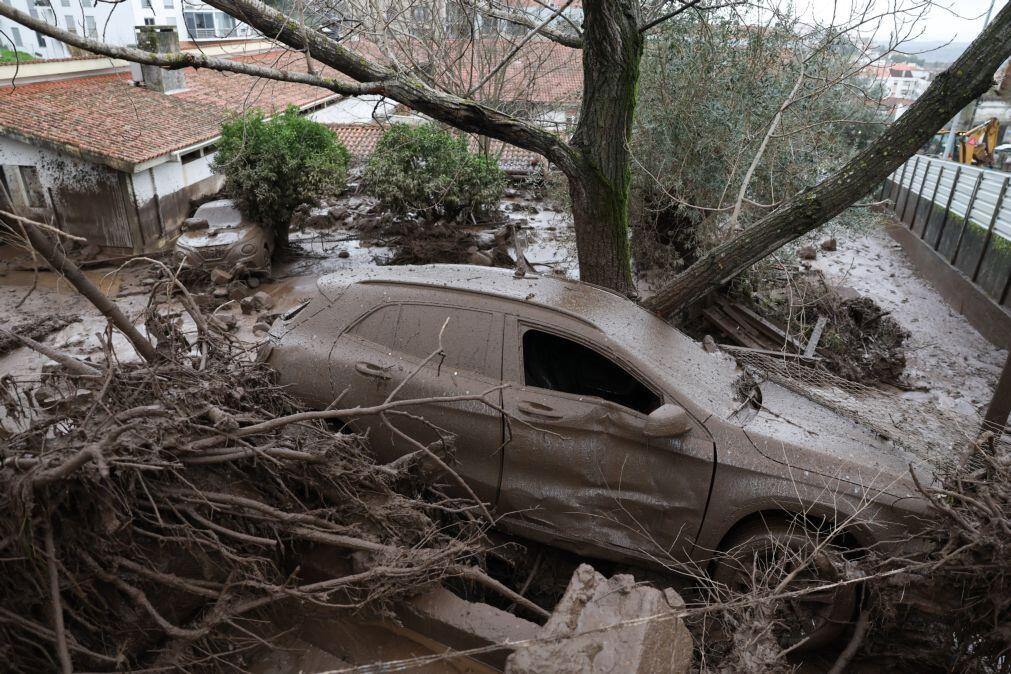 Mais de 50 carros sofreram danos em Portalegre devido a ‘mar de lama’ vindo da serra