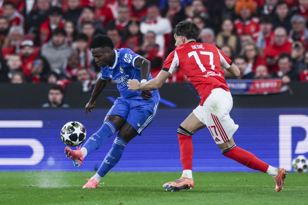 LC: Benfica perde com Real Madrid na 1.ª mão do play-off de acesso aos ‘oitavos’