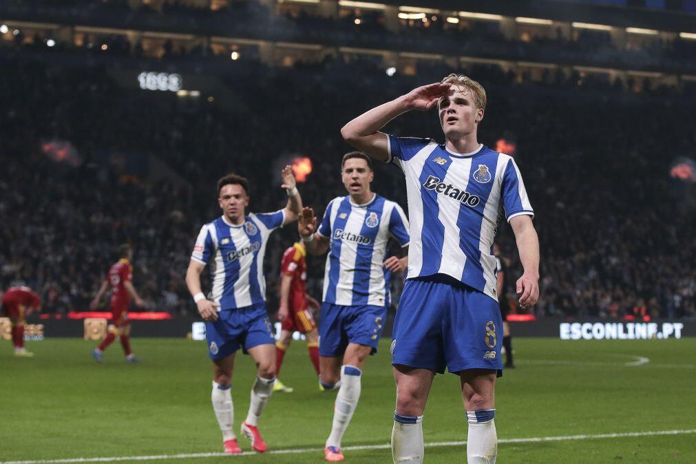 FC Porto vence Rio Ave com golo de Froholdt e segura vantagem na I Liga