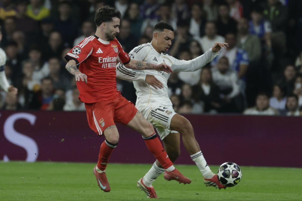 Benfica perde em Madrid e falha acesso aos oitavos de final da Liga dos Campeões