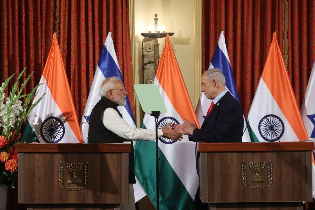 Modi afirma que Índia e Israel combaterão juntos o terrorismo