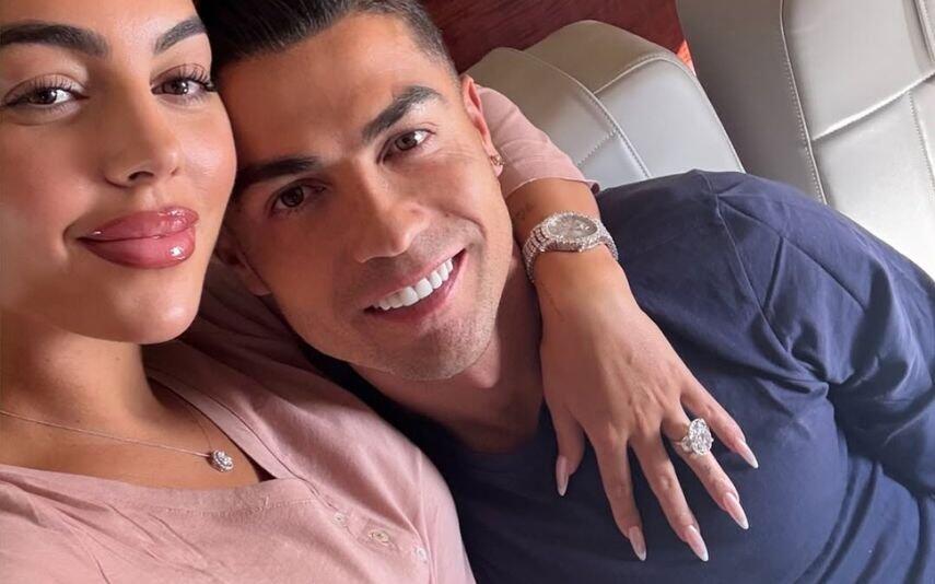 Georgina Rodriguez Mostra momento de cumplicidade de Cristiano Ronaldo e Alana Martina: “Papá”