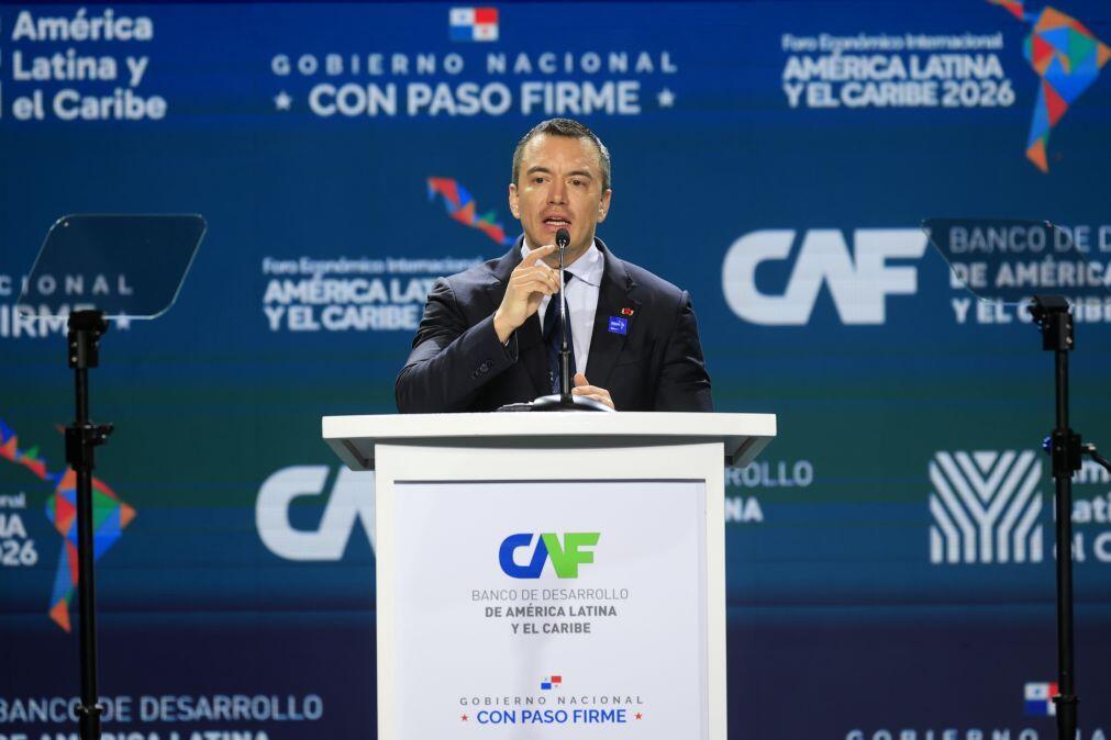 Presidente do Equador diz que “acabou o tempo para as máfias”