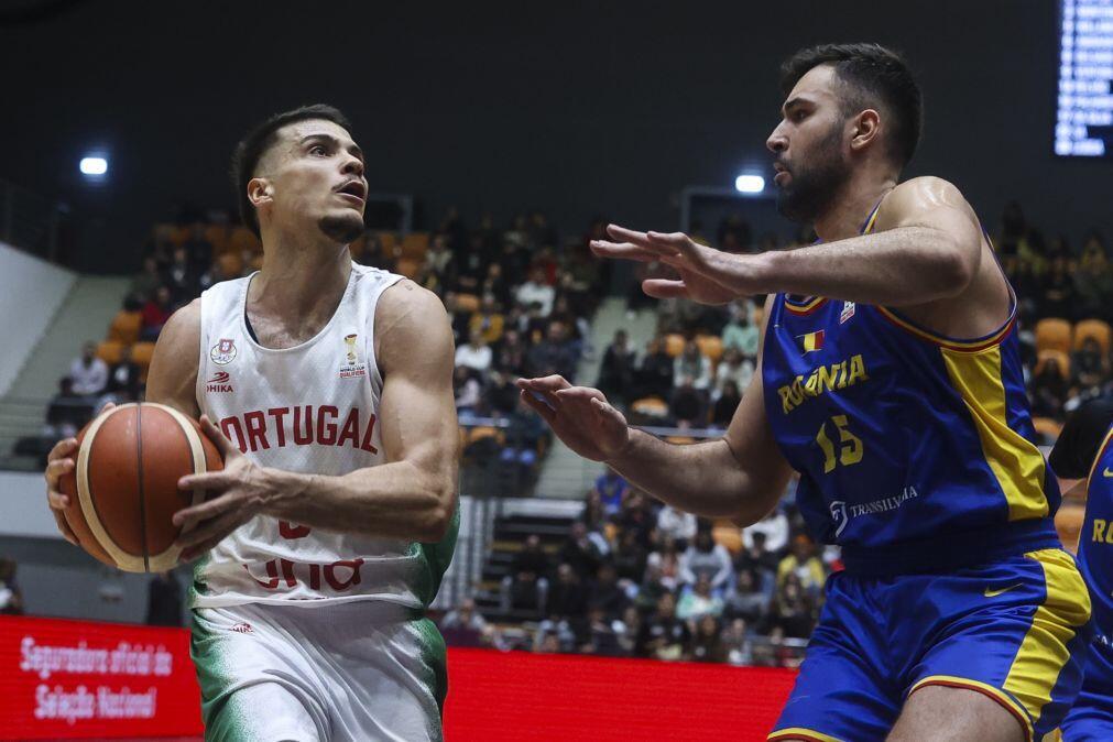 Portugal perde na Roménia na qualificação para o Mundial de basquetebol