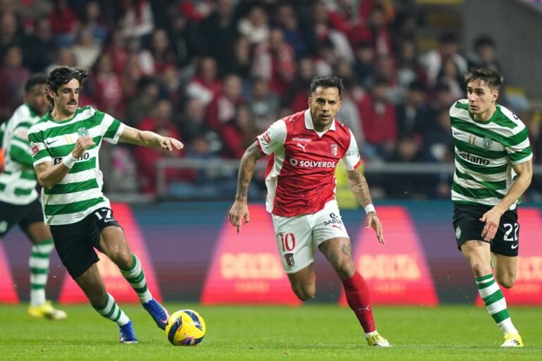 Sporting Braga 'resgata' empate nos descontos frente ao Sporting
